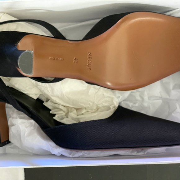 NEOUS | Shoes | Brand New Neous Dracu Grosgrain Slingback Pump | Poshmark
